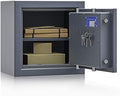 Móvel, Secureo, 42 kg, 18 l, 400 × 400 × 270 mm, 350 × 340 × 155 mm, Cinzento, para uso diário