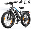 Bicicleta de montanha, VARUN, 18AH, 48V, 250W, 4.0', 25 km/h, Preto / Azul, para uso diário