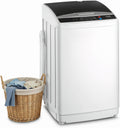 Máquina de lavar roupa, ROVSUN, Waschmaschine, 70 dB, 87 cm, 51 × 47 × 87 cm, 5 kg, com temporizador, aço inoxidável, aço, Branco / Preto