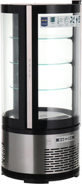 Móvel, METRO Professional, Kuchen-Vitrine, 100 L, 490W, 103cm, 52 kg, 3.3 kW, aço inoxidável, aço, Prateado / Preto, para uso diário