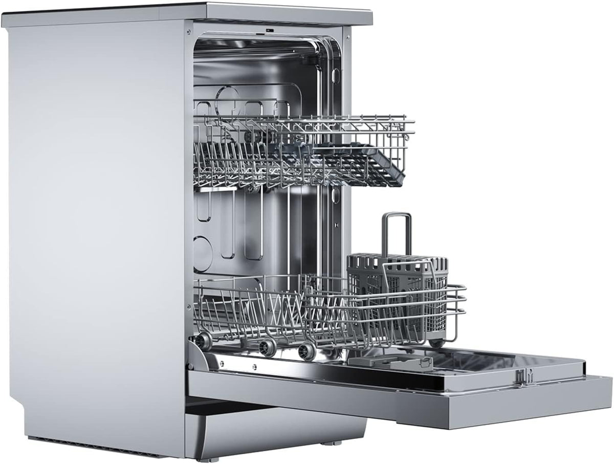 Máquina de lavar loiça, Teka, 45 cm, 7 Programas, com iluminação LED, aço inoxidável, aço, Cinzento, para uso diário