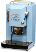 Máquina de café, FABER COFFEE MACHINES, 1,5 l, 1,3 l, 15 bar, regulável, aço, alumínio, Azul / Dourado, para a cozinha