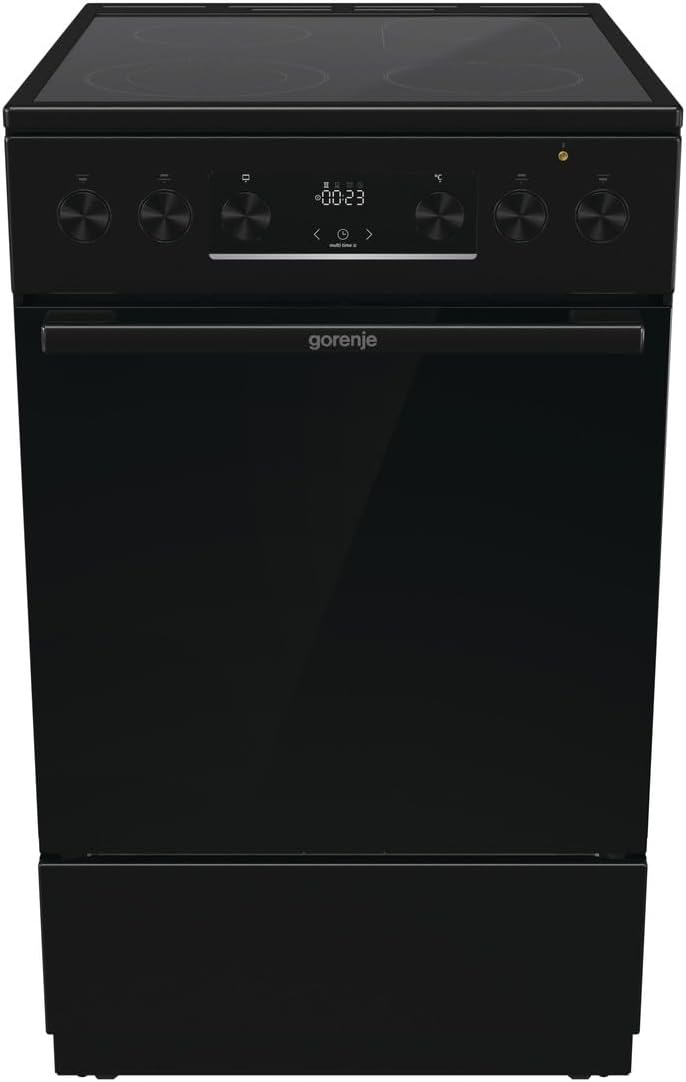 Fogão, Gorenje, GECS5C70BPA, 50cm, Preto, para uso diário