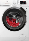 AEG, Máquina de lavar roupa, Waschmaschine, 9,0 kg, 1400 U/min, Branco / Preto, para uso diário