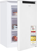 Congelador vertical, Exquisit, Gefrierschrank, 87 L, 85,5 cm, 40 dB, altura regulável, regulável, com rodas, Branco, para uso diário