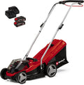Einhell, Corta-relva, Akku-Rasenm, 36 V, 33cm, 30L, 2,5 Ah, dobrável, com rodas, com bateria, plástico, Vermelho / Preto, para utilização no exterior