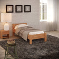 Estrutura de cama, Krok Wood, Seniorenbett, 200 cm, 100 × 200 cm, 50 cm, 2 cm, 120 × 200 cm, com portas, madeira, Holz, para o quarto