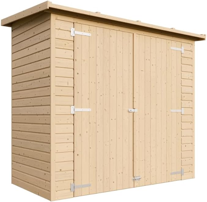 Abrigo de jardim, TIMBELA, Gartenhaus, 194 cm, madeira, Holz, para utilização no exterior