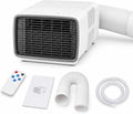 Ar condicionado portátil, athuniverth, 280 W, com comando à distância, com temporizador, Branco / Cinzento, para uso diário