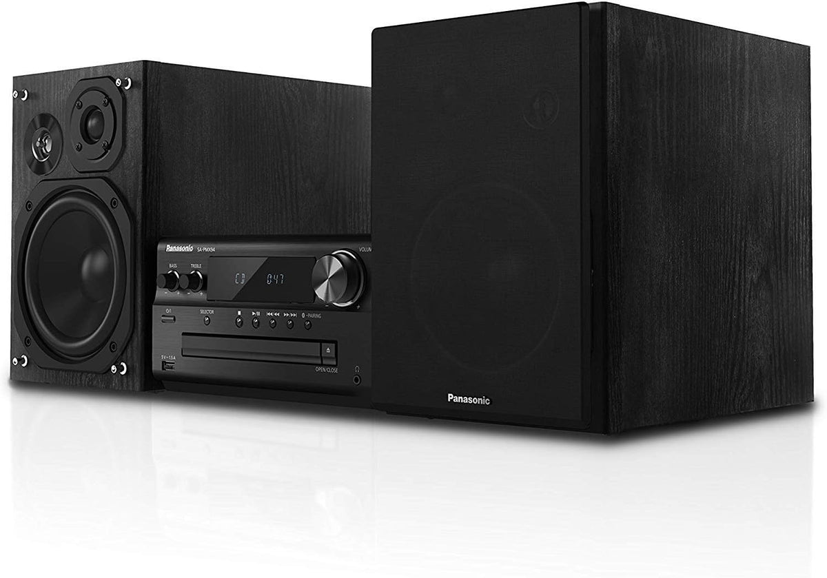 Sistema de som compacto, Panasonic, SC-PMX94EG-K, 120 W, Preto, para uso diário