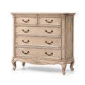 Cajonera de Madera con 5 Cajones Beige