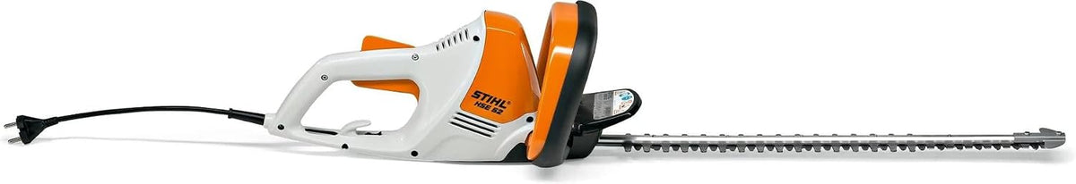 Corta-sebes, Stihl, HSE, 50 cm, 460 W, 240 V, 101 cm, 3,1 kg, Branco / Laranja / Preto, para utilização no exterior