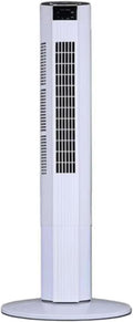 Ventoinha de torre, Generisch, com comando à distância, com temporizador, Branco, para uso diário