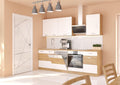 Conjunto de cozinha, Kuechen-preisbombe, 250 cm, 60 cm, 86 cm, 80 cm, 50 cm, Branco / Eiche, para a cozinha