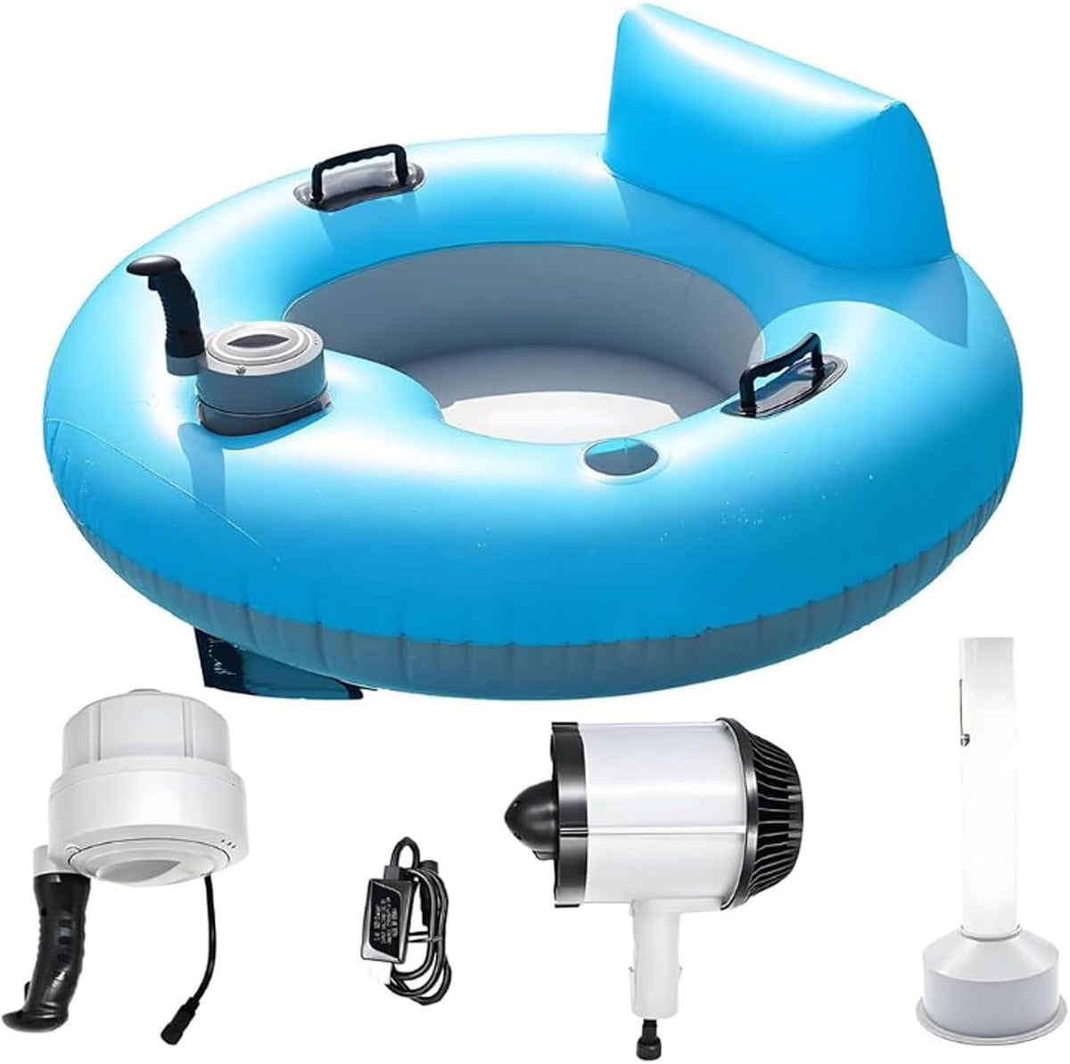 Móvel, smafoseedding, 50-W, 107 cm, 136 kg, 107 × 107 cm, Azul / Cinzento / Branco, para uso diário