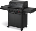 Grelhador a gás, Enders, Gasgrill, 4,2 kW, aço inoxidável, aço, Preto, para utilização no exterior
