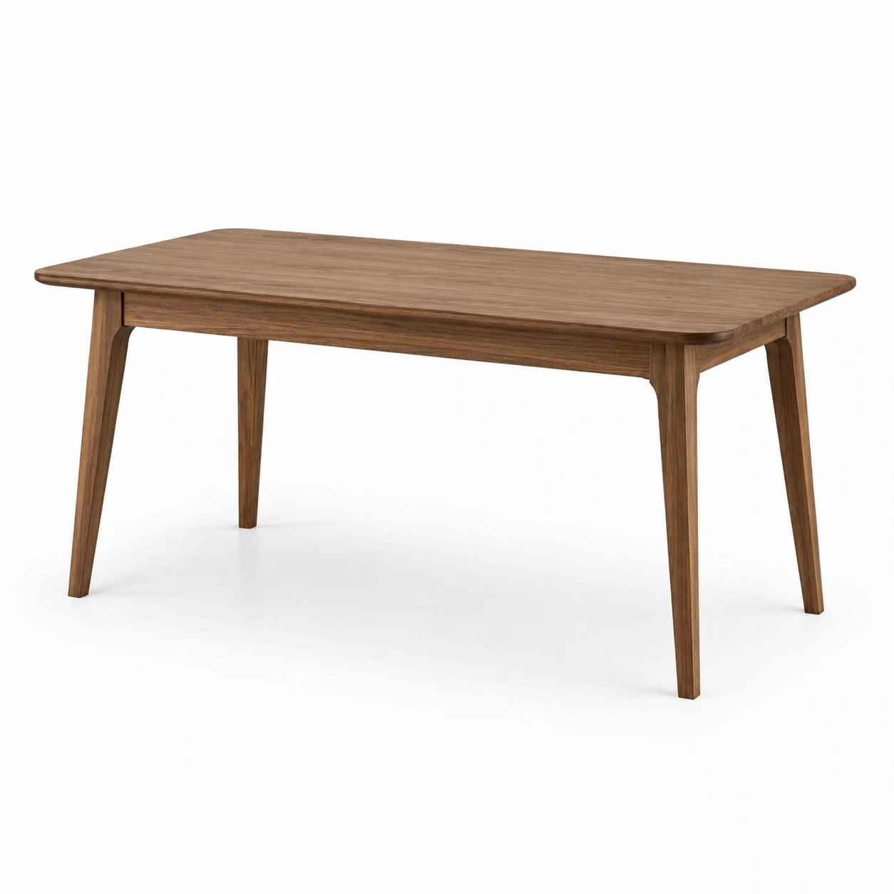 Mesa de comedor de madera nogal 150x75x75 cm
