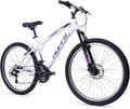 Bicicleta de montanha, Huffy, Extent, 165 cm, com rodas, Branco / Preto / Roxo, para uso diário