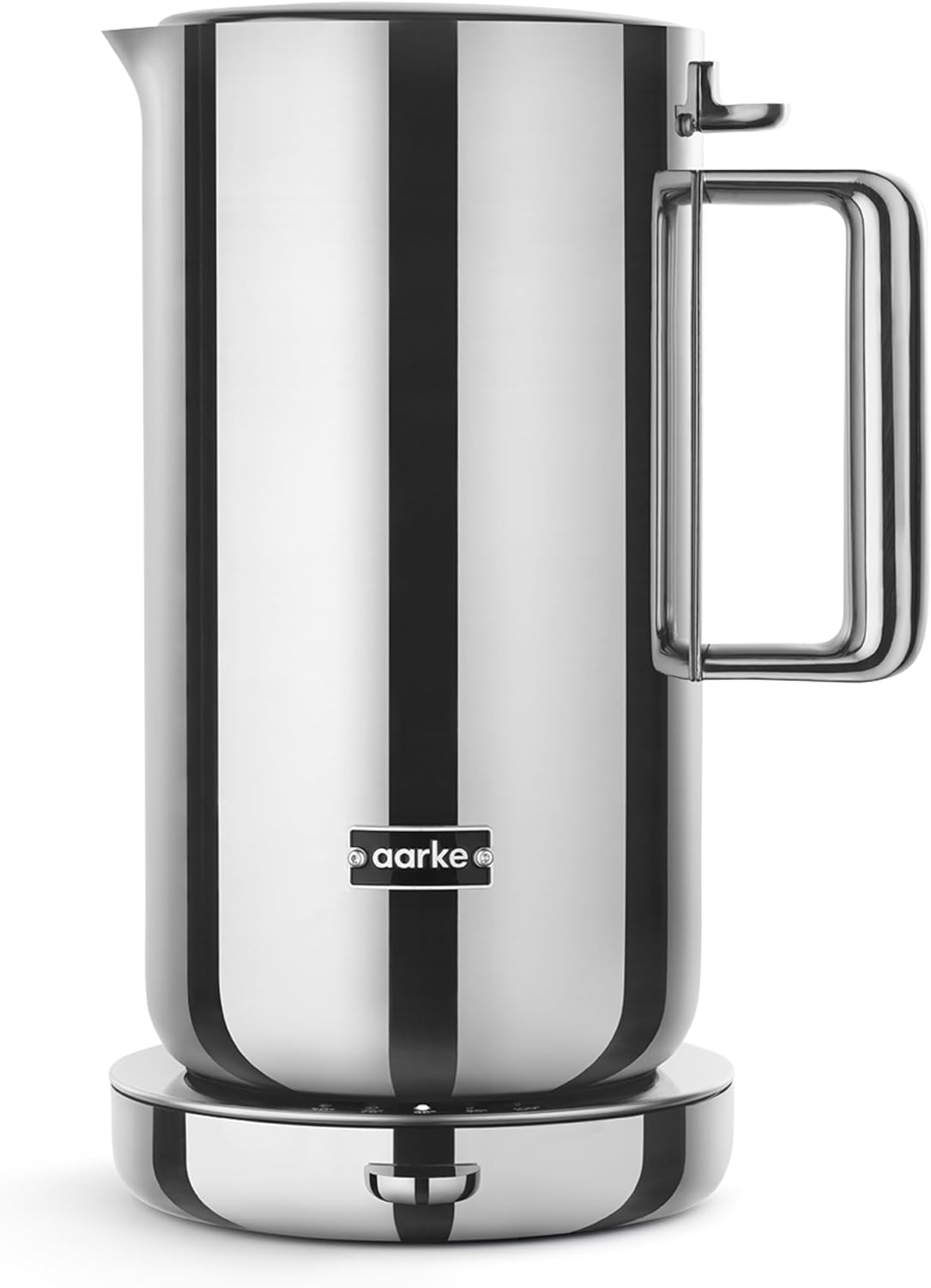 Chaleira elétrica, aarke, Wasserkocher, com iluminação LED, aço inoxidável, aço, Prateado, para a cozinha