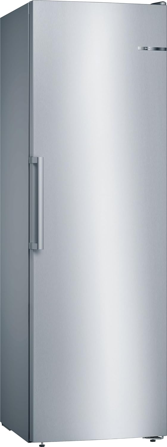 Bosch, Artigo para casa, GSN36VIEP, 1.86 m, 39 dB, 186 cm, 65 cm, com iluminação LED, com gavetas, vidro, Prateado, para uso diário