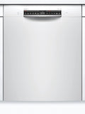 Bosch, Máquina de lavar loiça, SMU4HCW48E, 60 cm, altura regulável, regulável, Branco, para uso diário