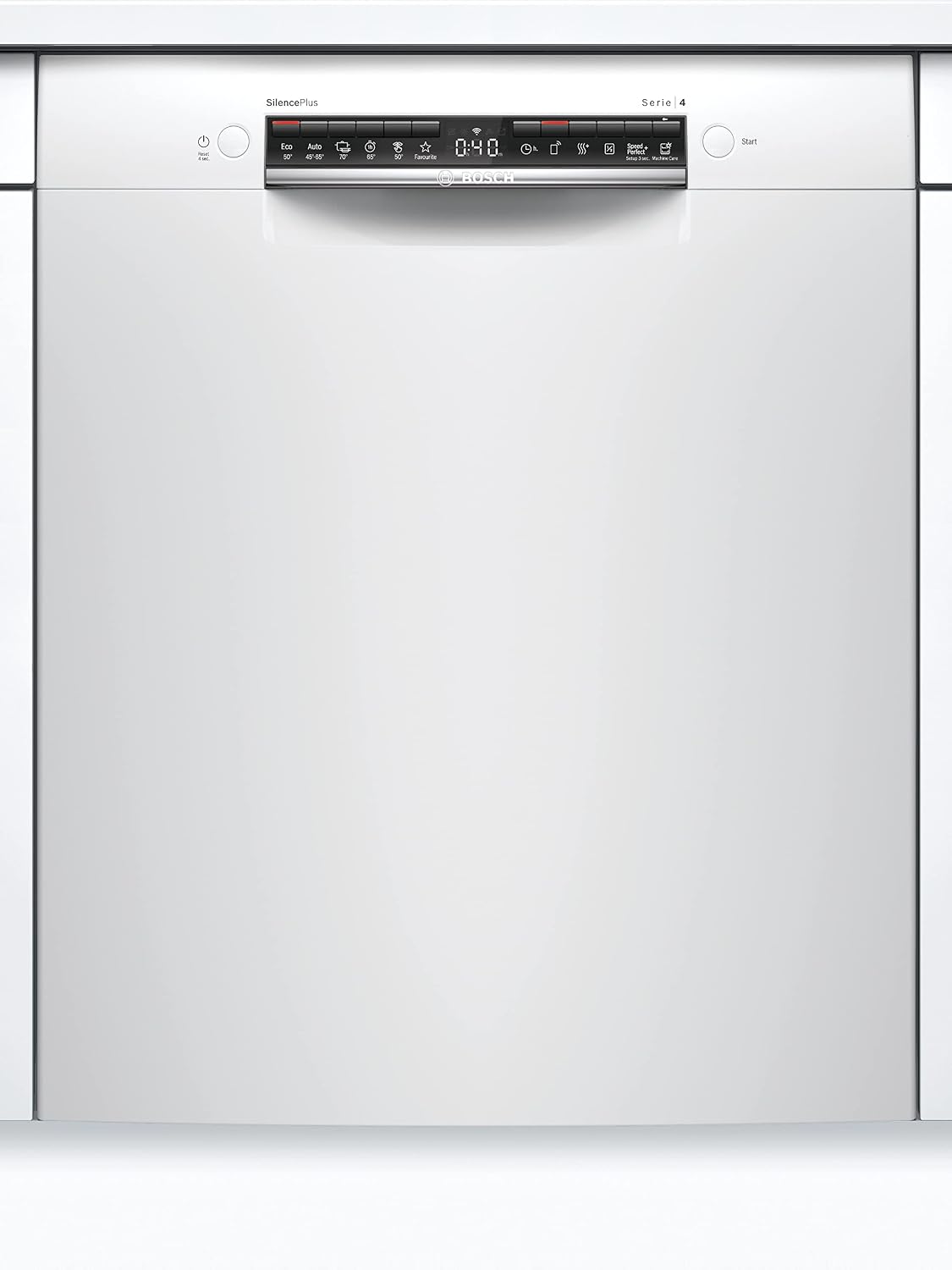 Bosch, Máquina de lavar loiça, SMU4HCW48E, 60 cm, altura regulável, regulável, Branco, para uso diário