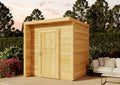 Abrigo de jardim, Alpholz, Gartenhaus, 168 cm, 202 × 168 cm, 187 cm, 85 × 187 cm, madeira, Holz, para utilização no exterior