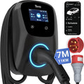 Carregador, Tera, Smart, 11kW, 16A, 400V, resistente à água, com controlo por aplicação, com carregador, Preto, para uso diário