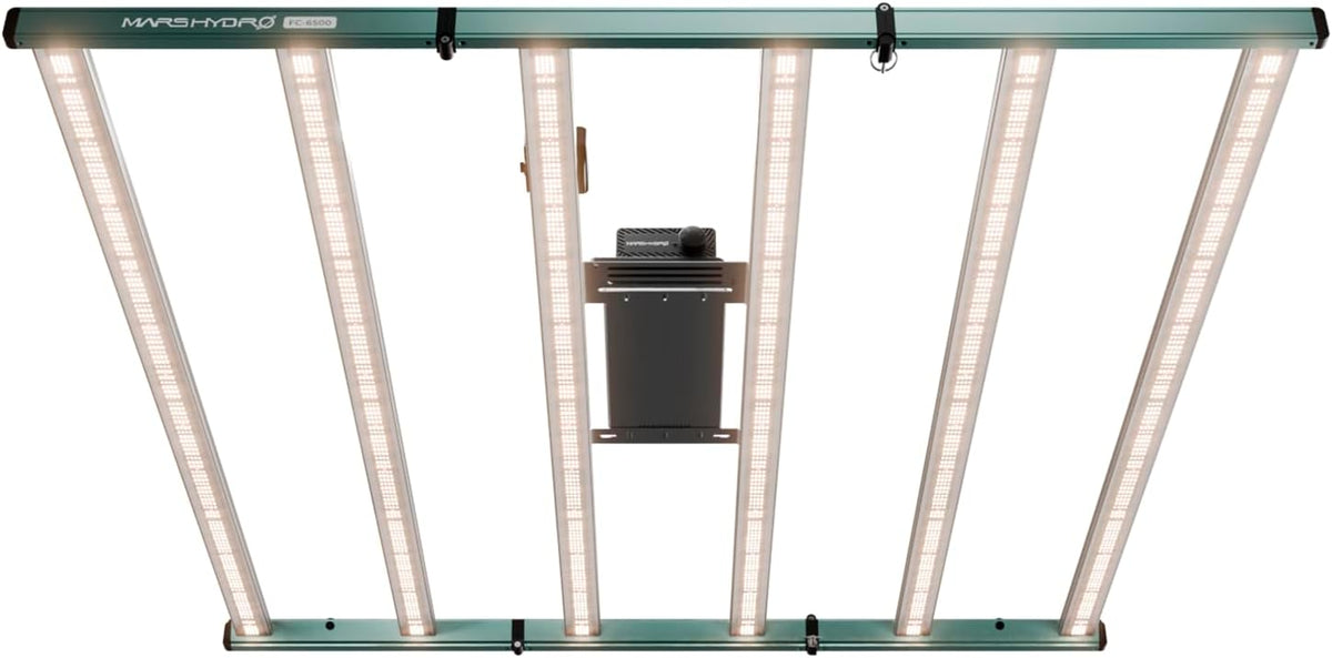 Luz de cultivo, MARS HYDRO, FC-6500, 730W, 150X150CM, 150 × 150CM, Verde / Prateado, para uso diário
