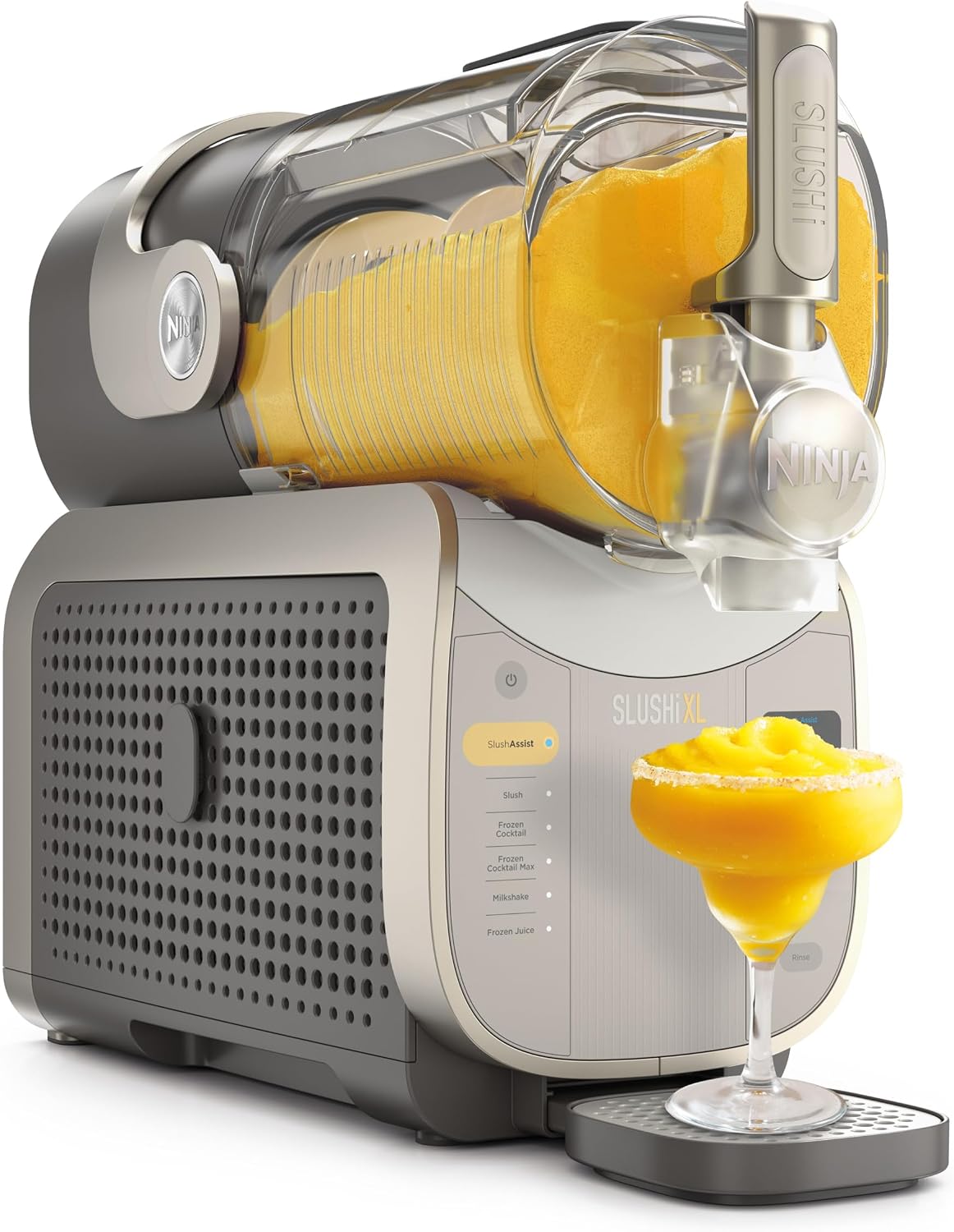 Máquina de gelo triturado, Ninja, SLUSHi, 3,7 l, 2.840 ml, 260 ml, 43,5 cm, 14,3 kg, Cinzento / Prateado, para uso diário