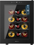 Cecotec, Frigorífico para bebidas, 8 a, 35 dB, 5,3 kg, Classe E, com iluminação LED, com prateleiras, Preto, para uso diário
