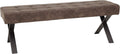 Banco, Hela Tische, 140 × 45 × 48 cm, 300 kg, 120 kg, 48 cm, 47cm, Castanho / Antracite, para uso diário