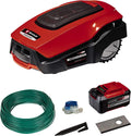 Einhell, Robô corta-relva, com controlo por aplicação, com bateria, aço, Vermelho / Preto, para utilização no exterior