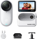 Câmara de ação, Insta360, 64GB, 10 m, 39 G, 60 m, resistente à água, com comando à distância, Branco, para uso diário