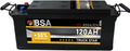 Bateria automóvel, BSA BATTERY HIGH QUALITY BATTERIES, 120Ah, 12V, 115Ah, 110Ah, Preto, para uso diário