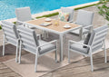Conjunto de mobiliário de jardim, GLP, Gartenlounge-Set, 6 cm, 260 g, 35,5 cm, 41,5 cm, 51 cm, com rodas, com portas, aço inoxidável, aço