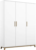 Roupeiro, Rauch Möbel, Carlsson, 136 × 203 × 53 cm, 90 cm, 45 cm, com portas, madeira, Branco / Eiche, para o quarto