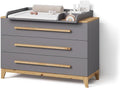 Cómoda, Livinity, 70 cm, 58,55 kg, 16 mm, 133 × 98 × 70 cm, com gavetas, com prateleiras, madeira, Cinzento, para o quarto