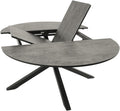 Mesa de jantar, DEGAMO, Gartentisch, 140cm, 200cm, 75,5cm, 73cm, 200 × 140cm, alumínio, plástico, Antracite / HellCinzento, para uso diário