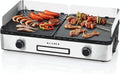 Grelhador elétrico, KLAMER, Elektrogrill, Preto / Prateado, para utilização no exterior