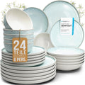 Serviço de mesa, PURE LIVING INTERIOR DESIGN, Azul / Bege, para uso diário