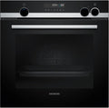 Siemens, Forno elétrico, HR578GFS7F, 60 cm, 60 × 60 cm, 30 programas, com função de autolimpeza, Preto / Prateado, para a cozinha