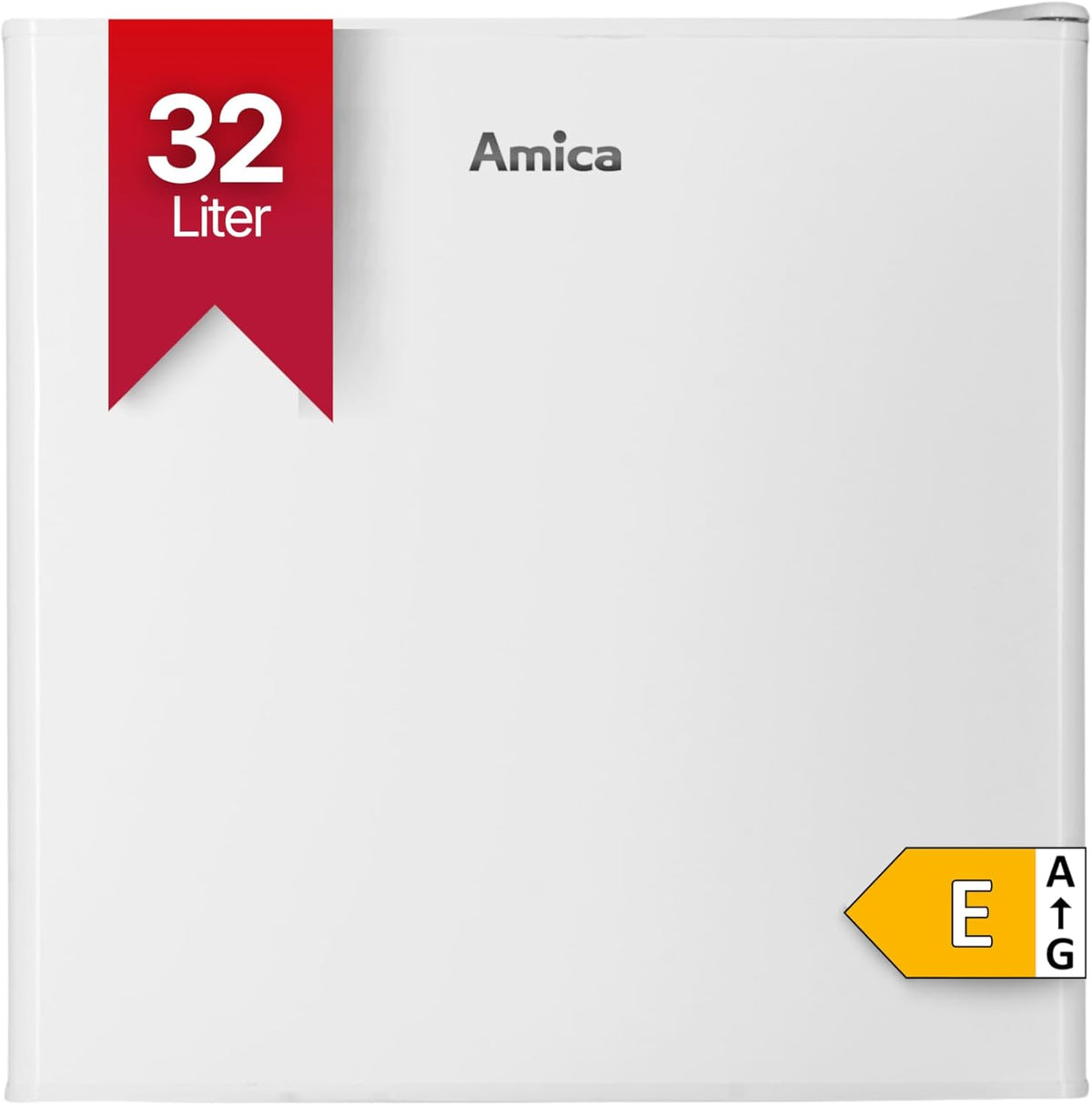 Congelador vertical, Amica, Gefrierbox, 32 l, 44,5 cm, 50 × 48 × 44,5 cm, 41 dB, Branco, para uso diário