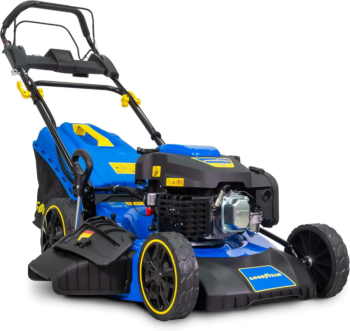 Corta-relva, Goodyear, 53 cm, 4.4 kW, 5.62 kW, 2800 rpm, 25 mm, 75 mm, aço, Multicolor, para jardim e exterior