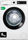Máquina de lavar roupa, Vestel, WMI, 8 kg, 1400 U/min, classe energética A, 7cm, algodão, Branco / Preto, para uso diário