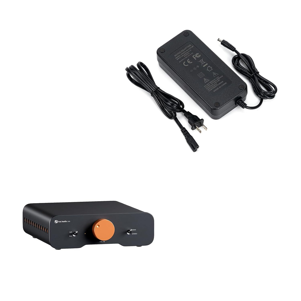 Amplificador, Fosi Audio, ZA3, 12 V, 48 V, 5 A, com rodas, Multicolor, para uso diário
