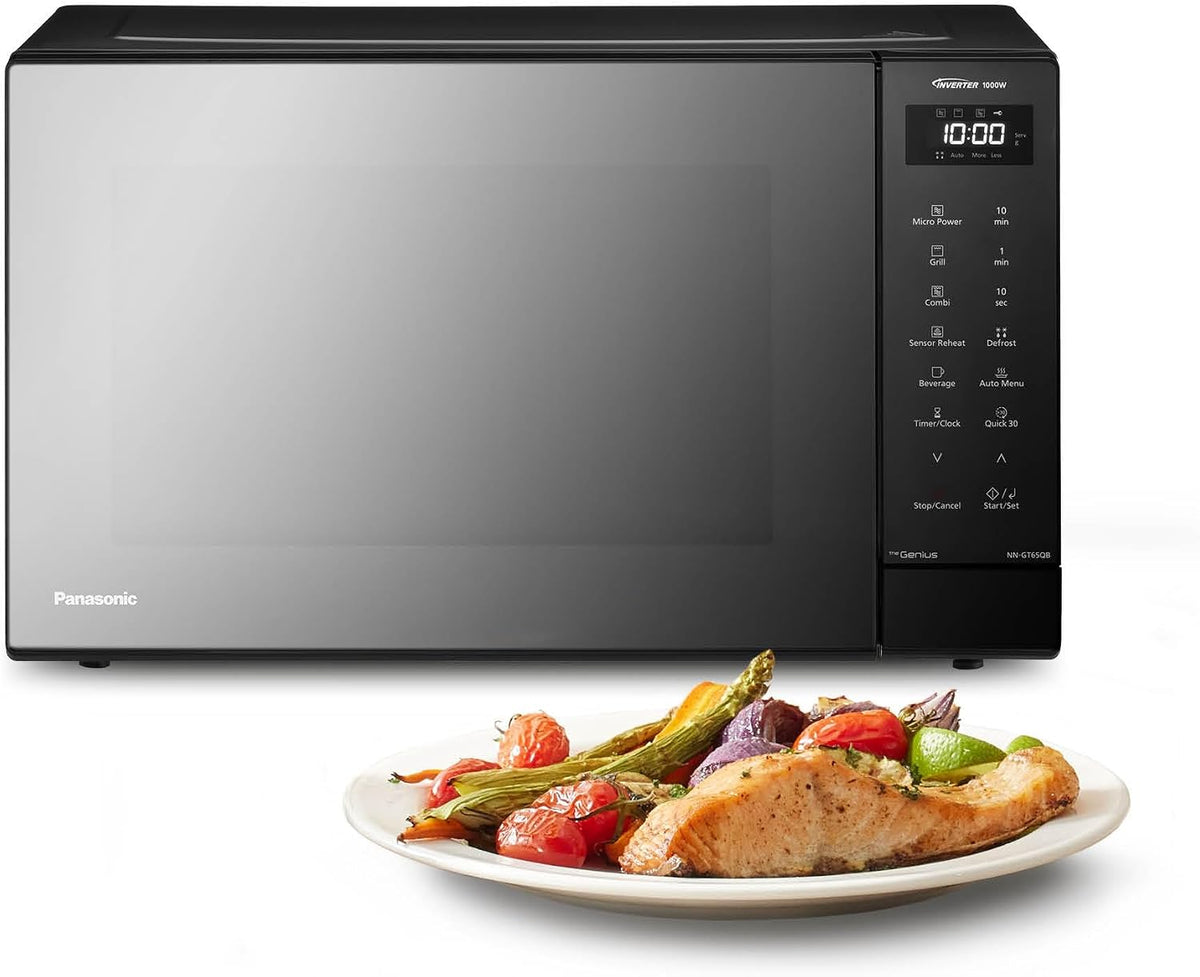 Micro-ondas, Panasonic, NN-GT65QBEPG, 31L, 1000 W, com iluminação LED, Preto, para a cozinha