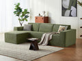 Sofá, LINSY HOME, Ecksofa, 266cm, 60cm, 25cm, tecido, OlivVerde, para a sala