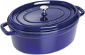Caçarola, STAUB, Cocotte, 33 cm, 6,7 L, 17,3 cm, 27,7 cm, 7,1 kg, metal, DunkelAzul, para uso diário