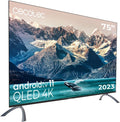 Cecotec, Televisor, VQU20075S, 10 W, 24 W, com iluminação LED, com controlo por aplicação, Prateado, para a sala